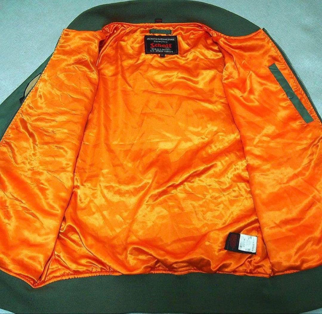 【Mサイズ日本Lサイズぐらい】Schott　NYC　MA-1　APACHE