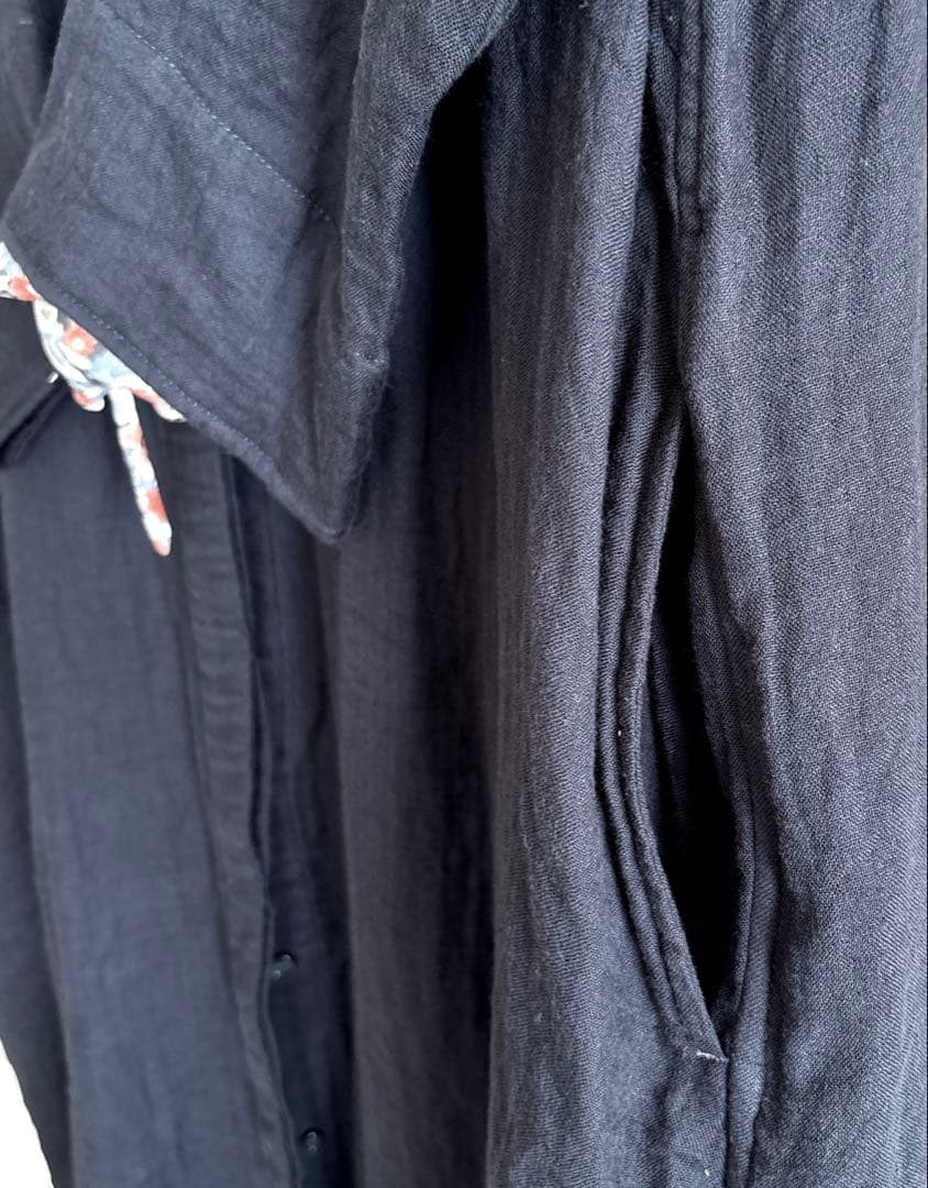 【未使用に近い】UCHINO マシュマロガーゼ シャツワンピ 羽織り 完売品