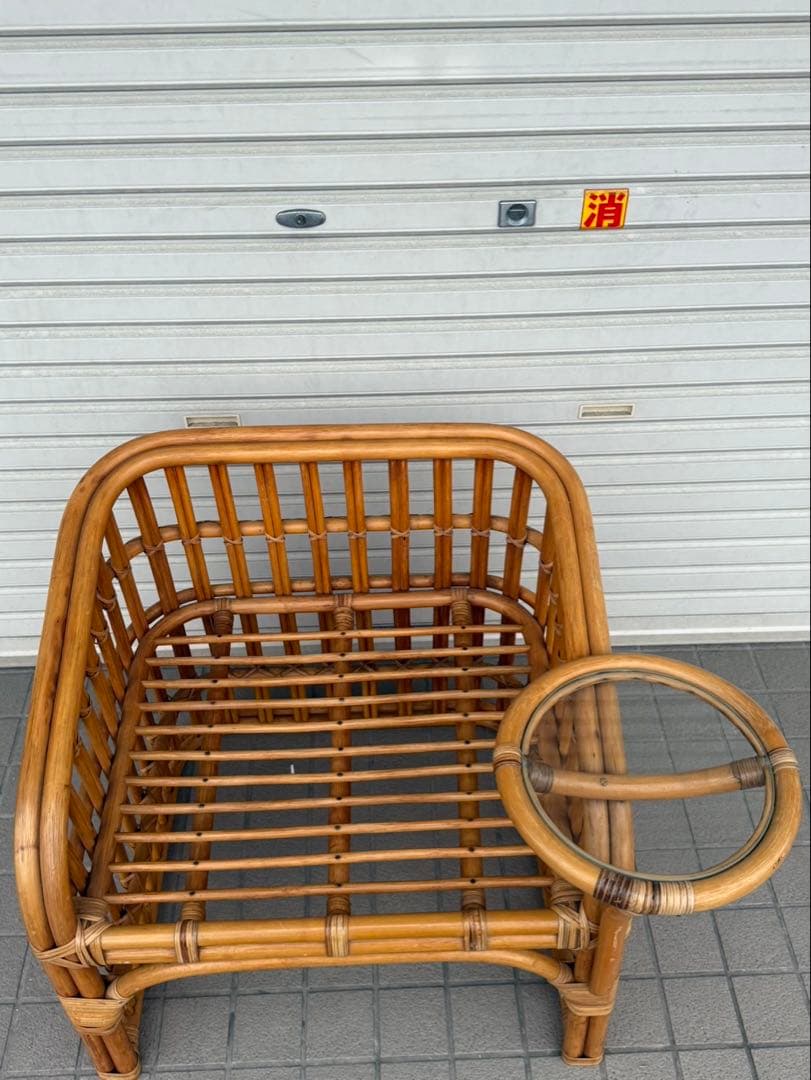【送料込み】ラタン家具　チェア　椅子　籐　ラタン　イス