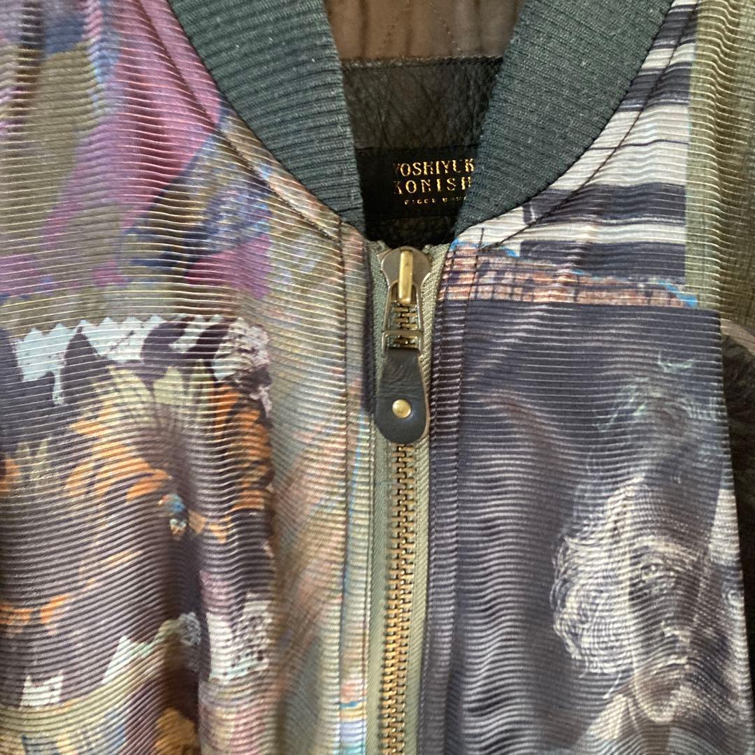 YOSHIYUKI KONISHIドン小西　ボンバージャケット　柄ジャケット