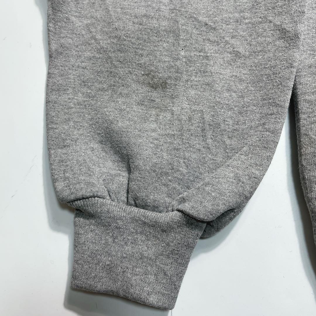90s〜 ラッセル プルオーバーパーカー L グレー 無地 プレーン 7582