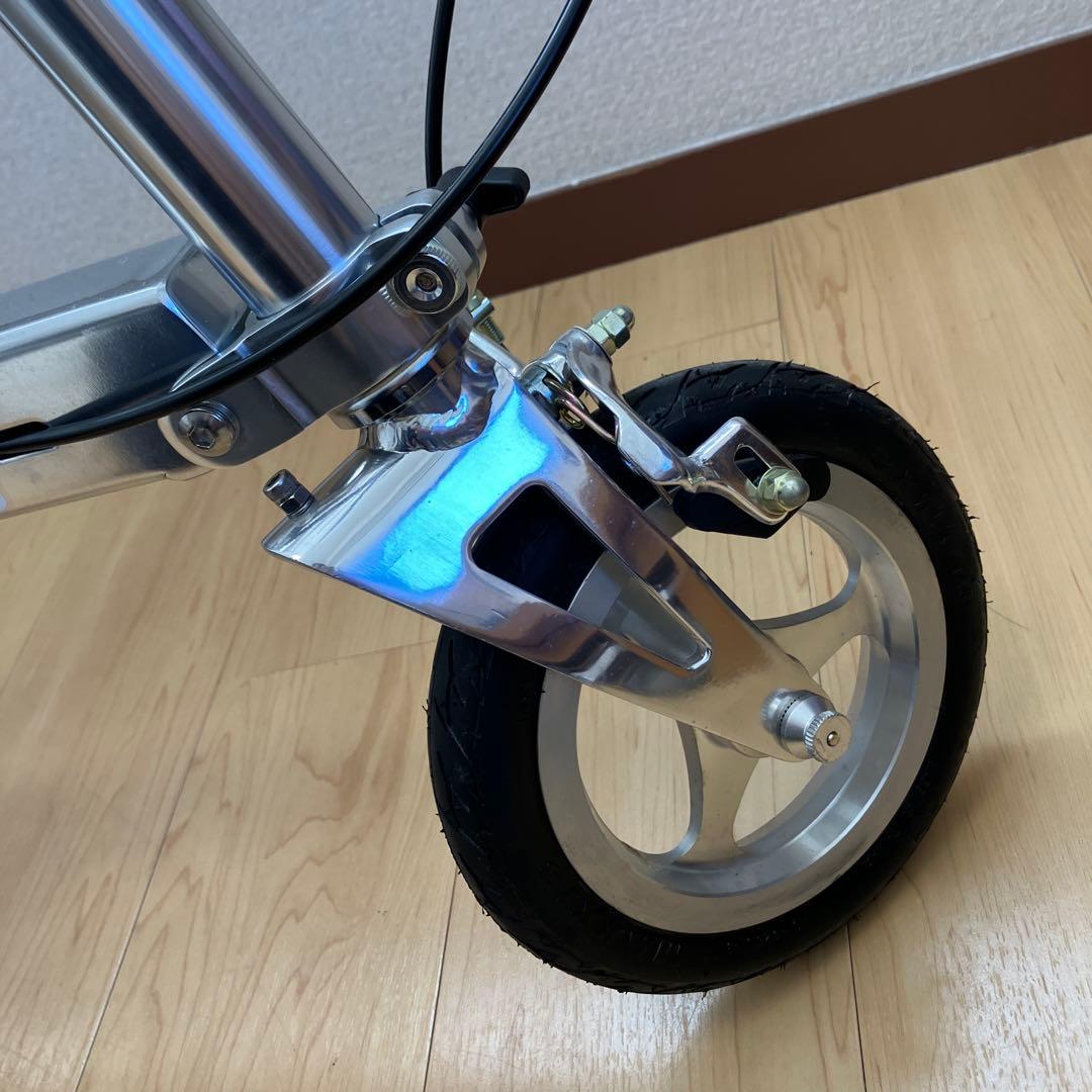 【美品】Carry me ８インチ折りたたみ自転車 シルバー