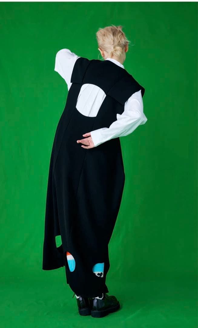 ENFOLD ワンピース　ジャンパー　スカート　ブラック　36