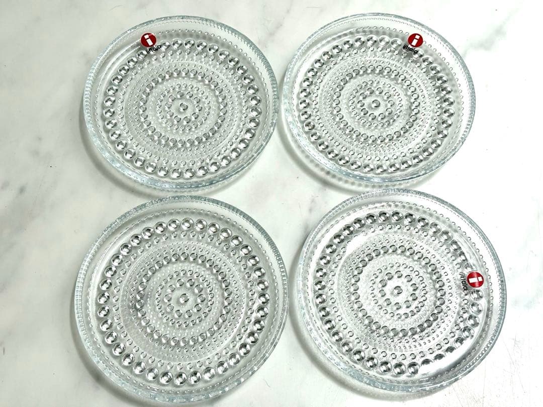 廃盤 イッタラ  カステヘルミ 4枚セット クリア