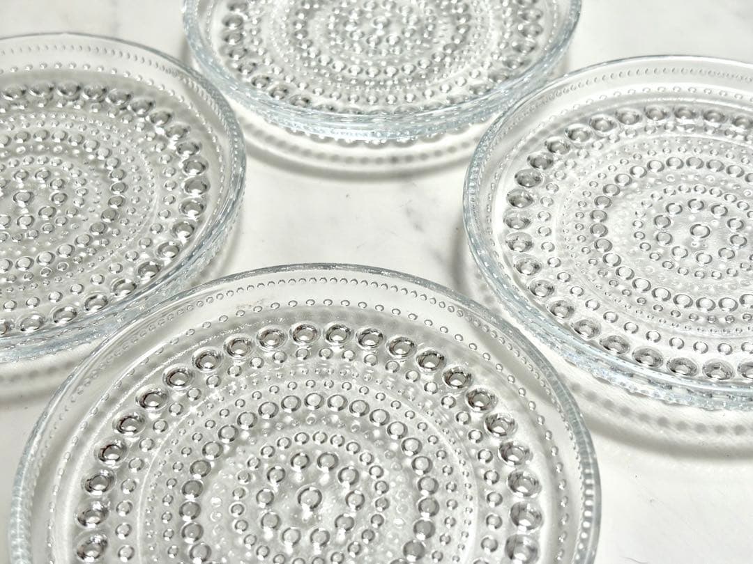 廃盤 イッタラ  カステヘルミ 4枚セット クリア