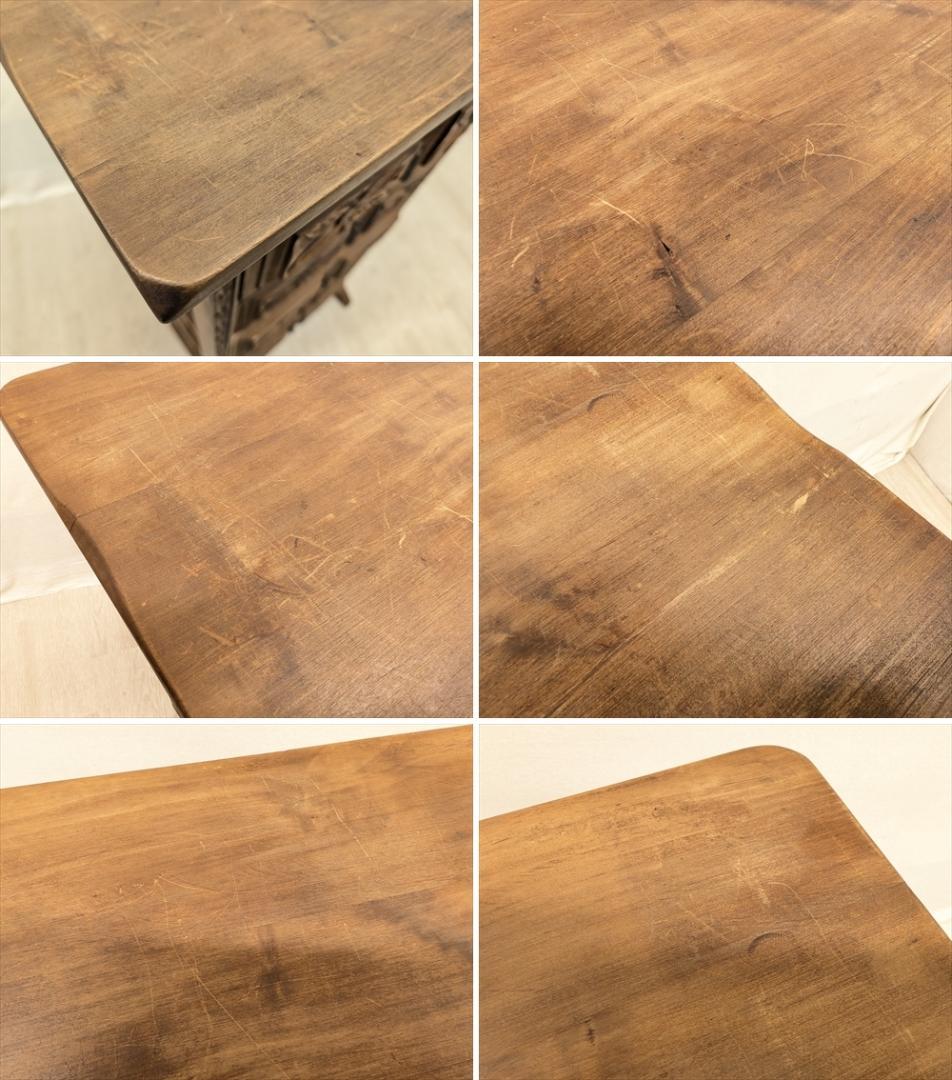 スペイン製　無垢　5段　サイドチェスト　タンス　箪笥　たんす　チェスト　ドロワー