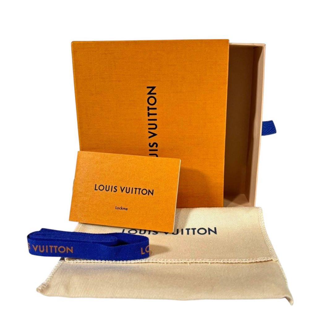 美品 ルイヴィトン マイロックミー 三つ折り財布 ブラック レザー LVロゴ