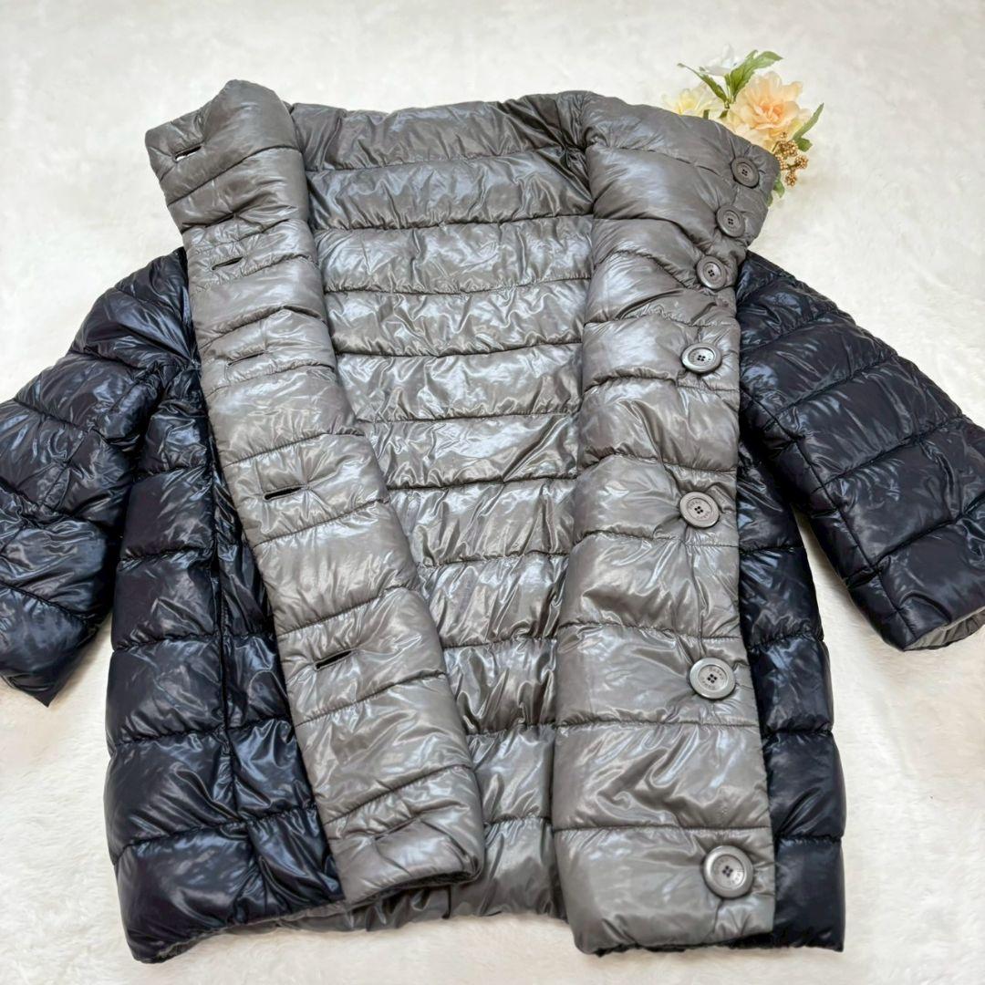 HERNO　ヘルノ　ダウンジャケット　黒　ブラック　42