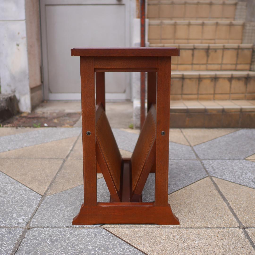 マルニ木工 maruni 地中海シリーズ マガジンラック サイドテーブル 机