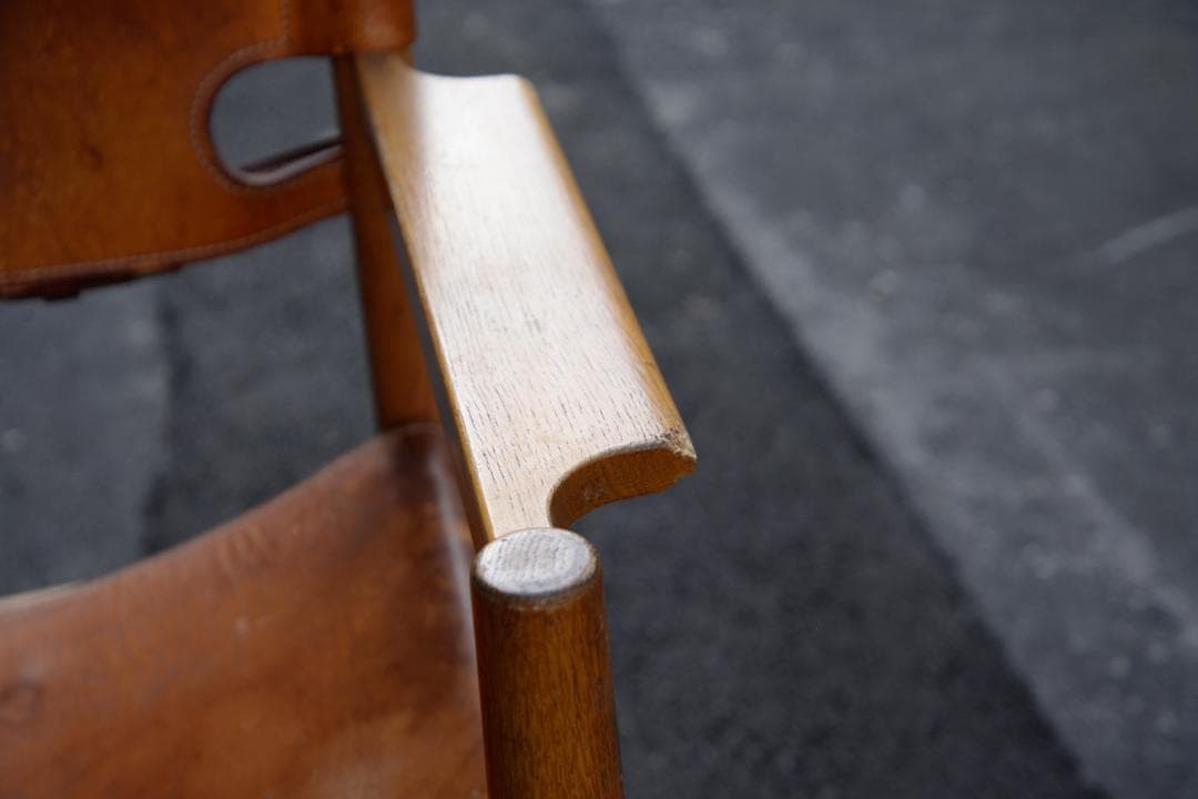 Borge Mogensen　スパニッシュチェア（ロゴ有り）