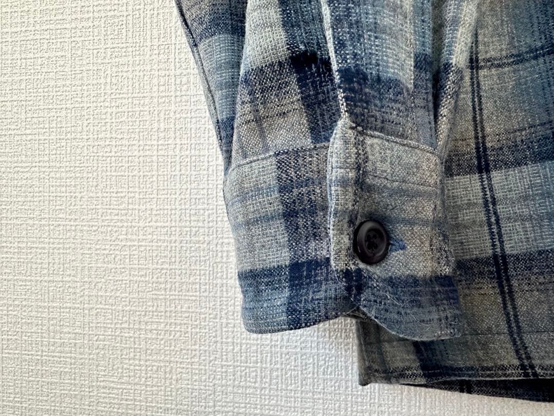 超スペシャル 90s ペンドルトン オンブレ チェック シャツ L ブルー