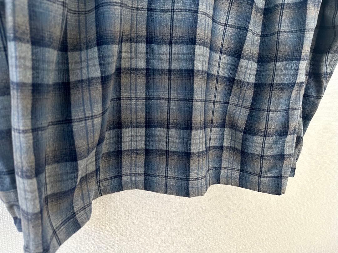 超スペシャル 90s ペンドルトン オンブレ チェック シャツ L ブルー