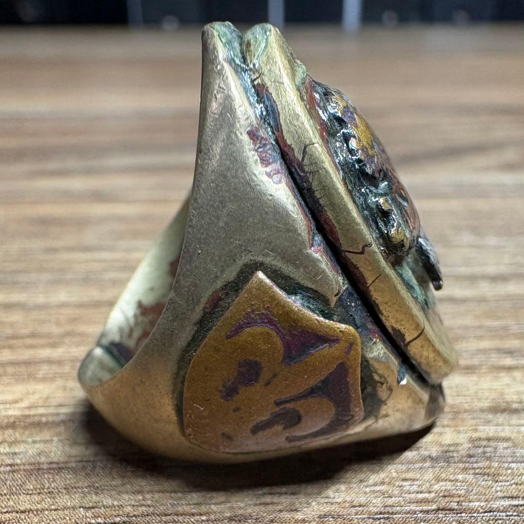 40s 50s メキシカンリング バイカーリング レア ドラゴン ヴィンテージ