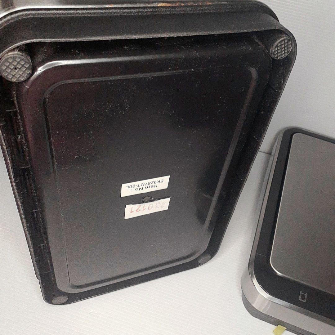 EKOゴミ箱 自動開閉 デラックスファントム シルバー　EK9287MT-20L