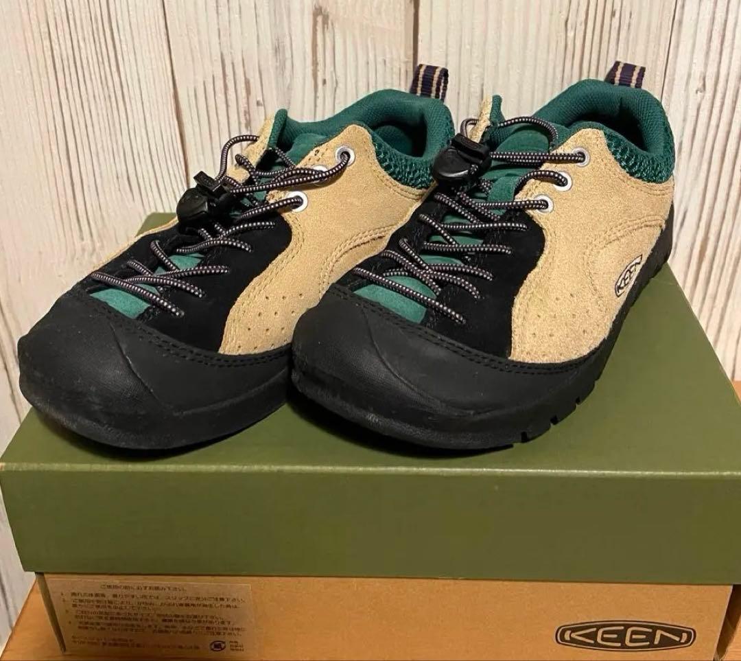 keen ジャスパー ロックス エスピー スニーカー 24cm グリーン
