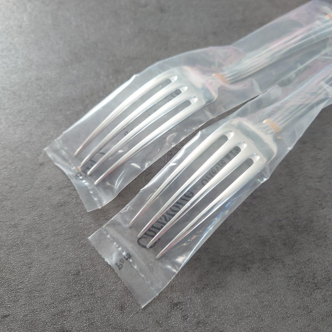 希少 クリストフル アリアゴールドリング スタンダードフォーク 未開封 2点