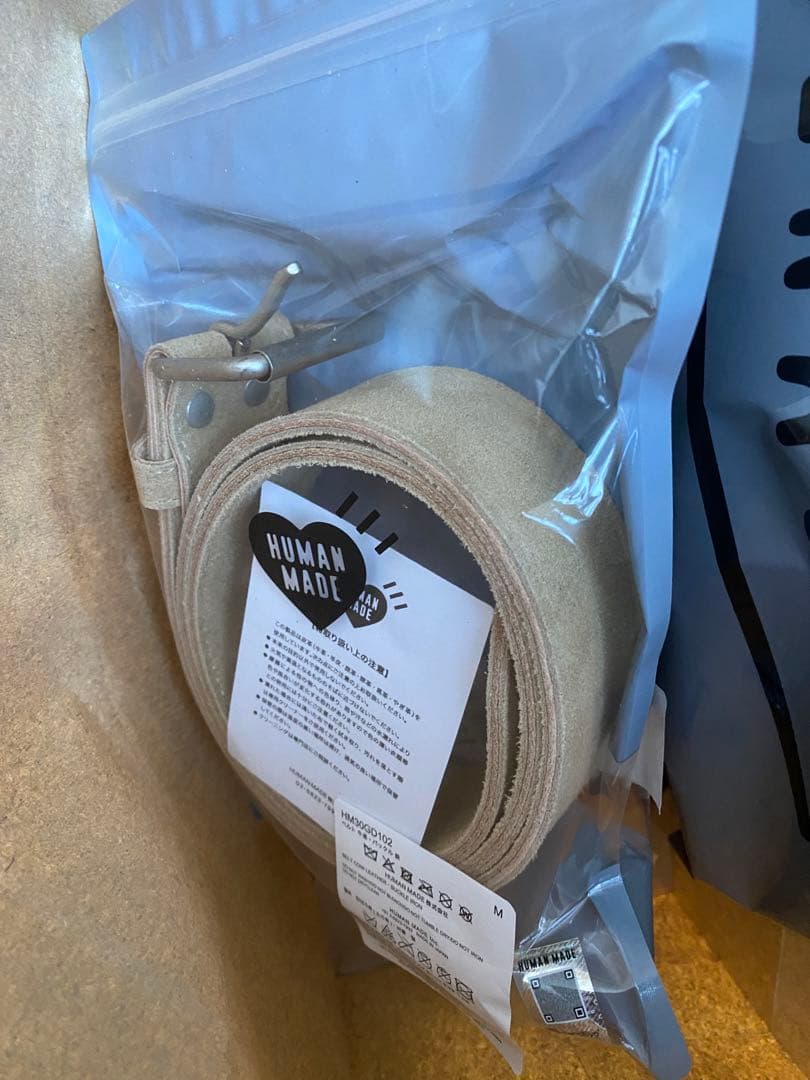 HUMAN MADE Leather Belt \"Beige\" Mサイズ