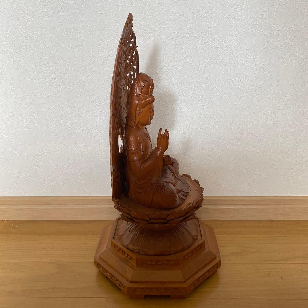 仏教美術 木彫 観音菩薩像 仏像
