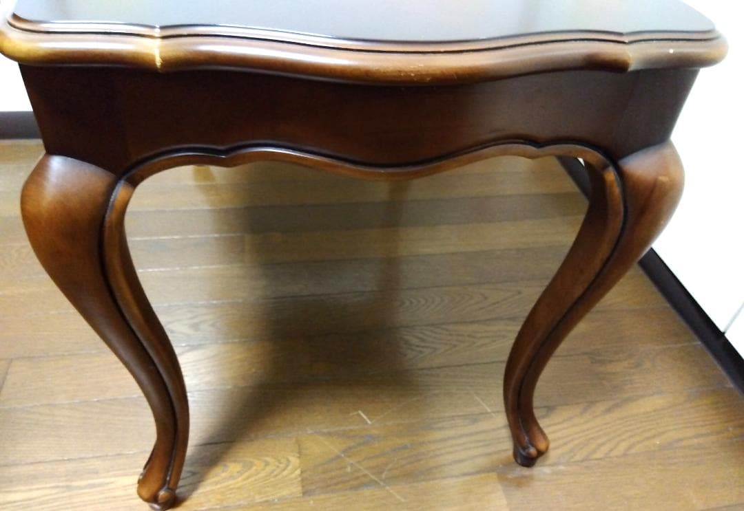 カリモク家具 センターテーブル オールドカリモク 美品 ブラウン 横幅73cm