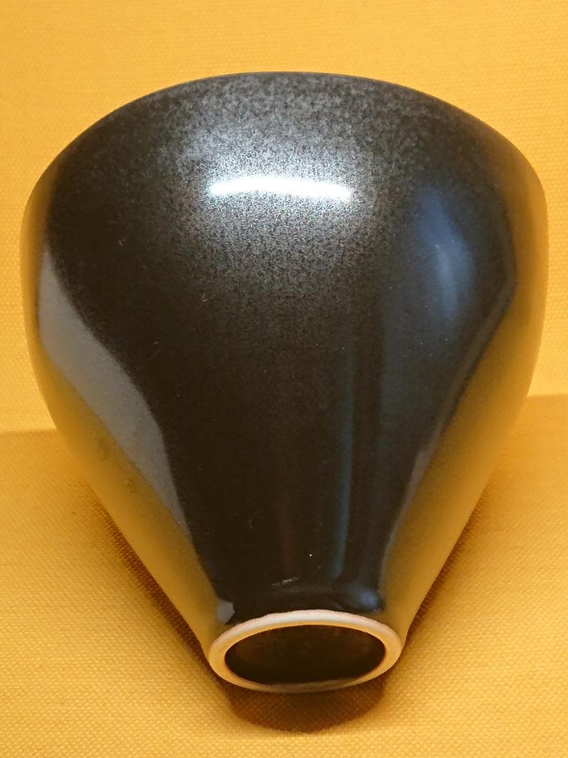 【美品】茶碗　天目茶碗　陶器　花器　置物　インテリア　工芸品　美術品　A3037