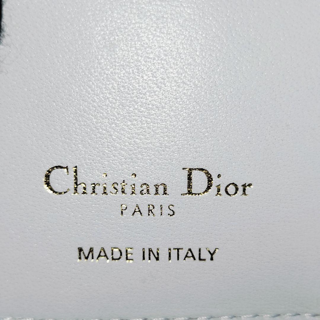 【未使用品級】日本限定色 DIor Caro Dahlia クリスタルウォレット