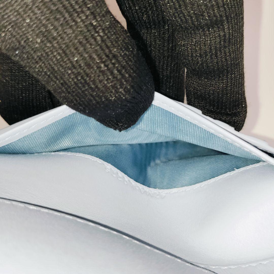 【未使用品級】日本限定色 DIor Caro Dahlia クリスタルウォレット