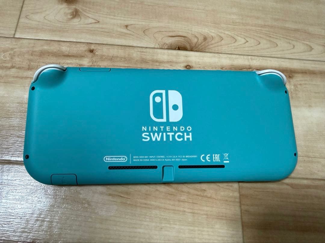 「Nintendo Switch Lite ターコイズ 本体 美品 充電器付き」