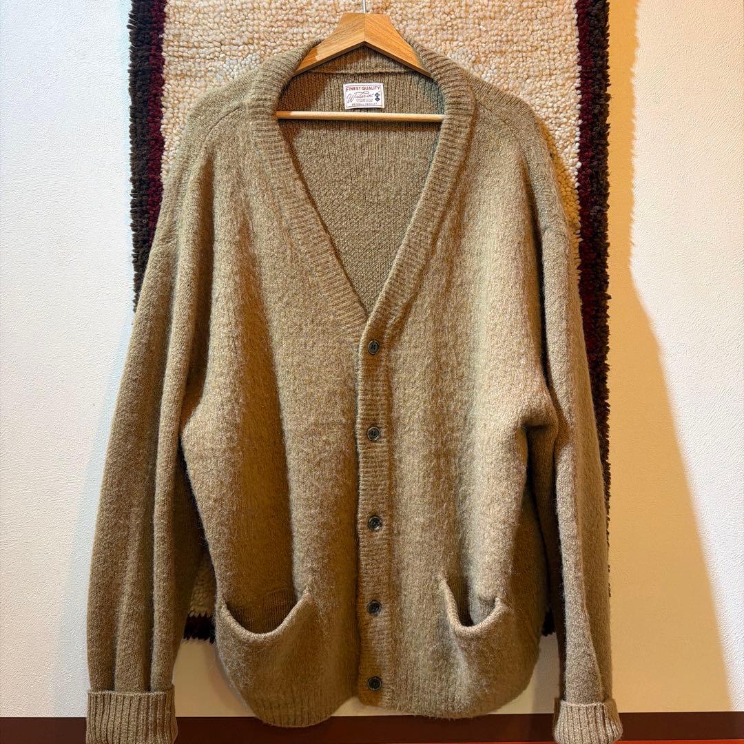 試着のみ　WAIPER モヘアニットカーディガン コヨーテ　Lサイズ