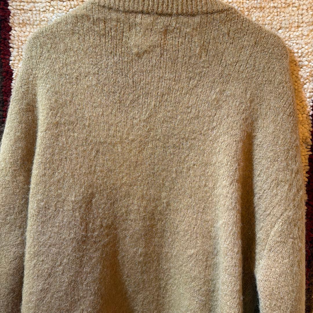 試着のみ　WAIPER モヘアニットカーディガン コヨーテ　Lサイズ