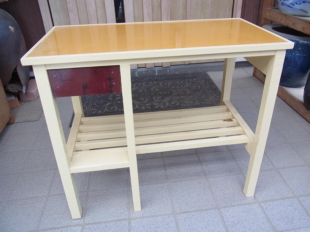 木製　昭和　飾り台　テレビ台　陳列台　作業台　万能台