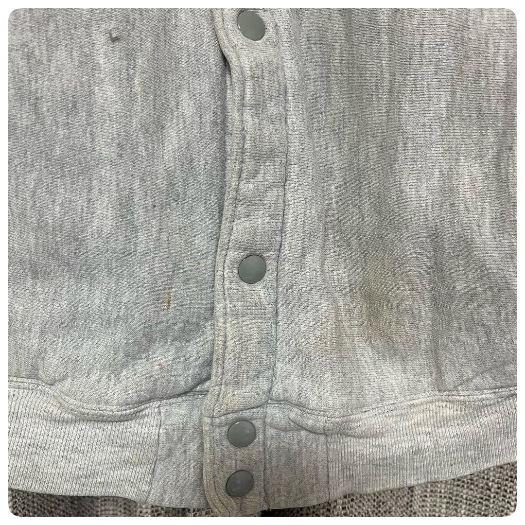 90s USA製 Champion リバースウィーブ スナップカーディガン L