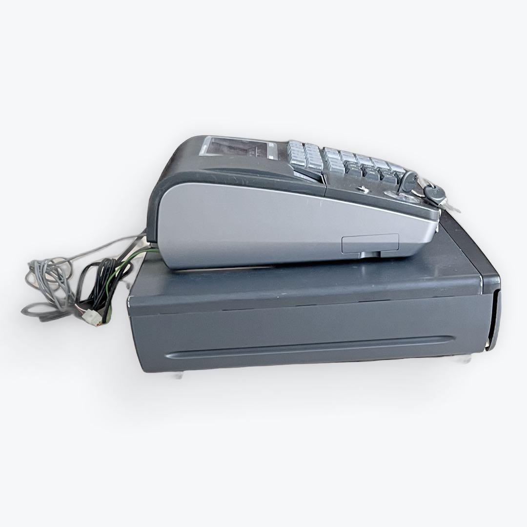 カシオ電子レジスター TE-300説明書鍵付き 黒