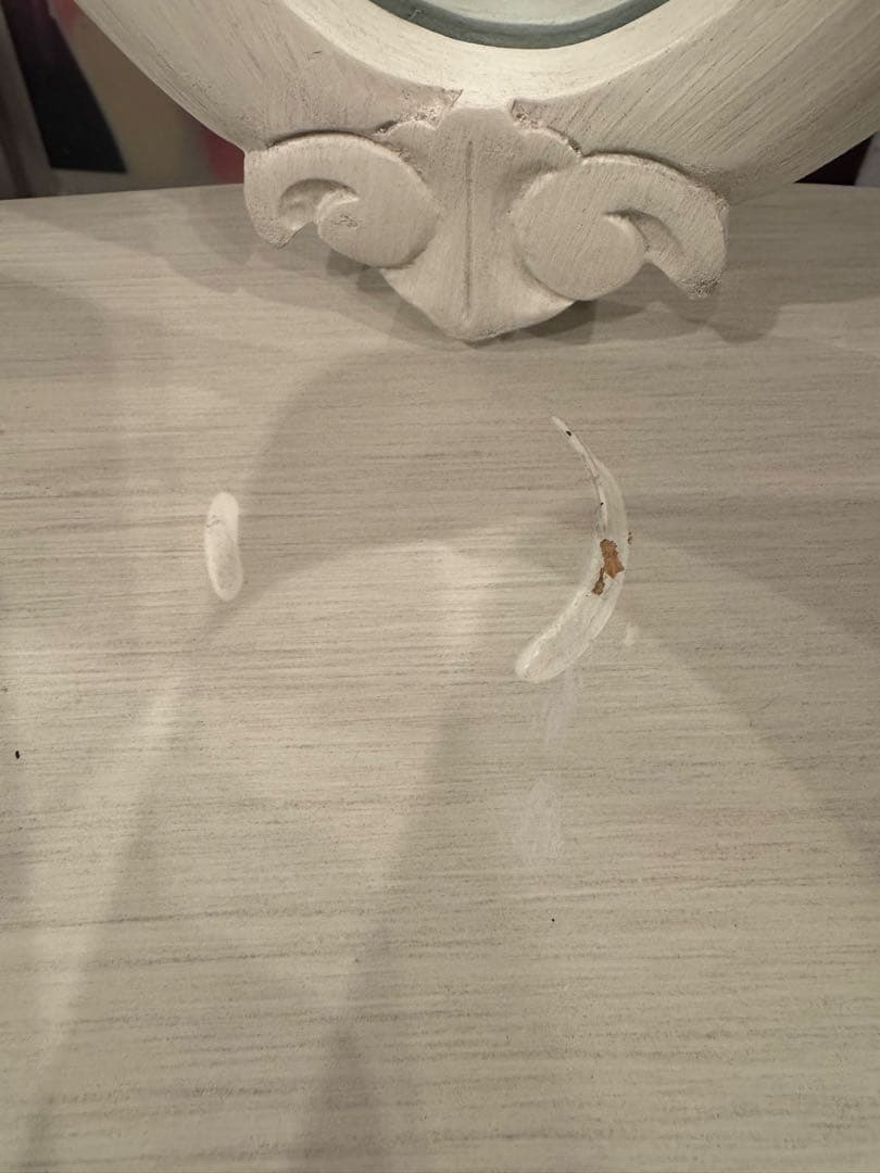 ホワイト アンティーク風 ドレッサー 約幅115cm 定価22万円