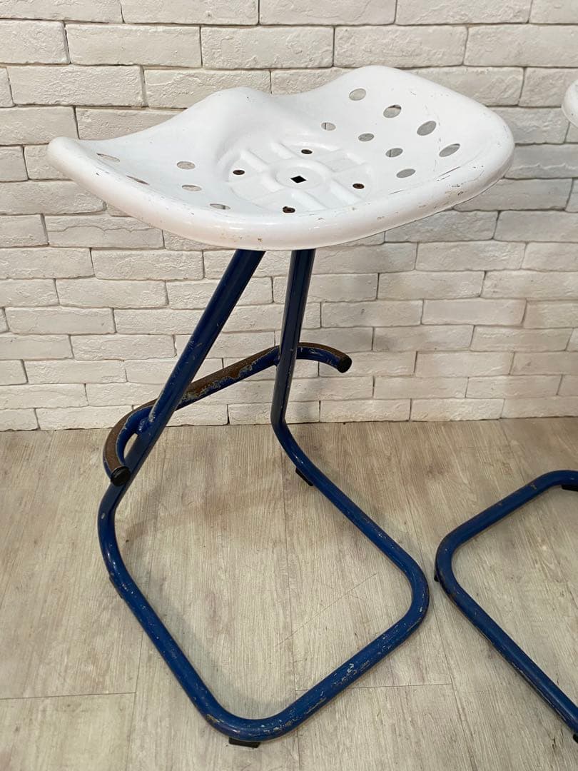 【東京23区配送無料】2脚セット　トラクター　スツール　チェア　カウンター　椅子