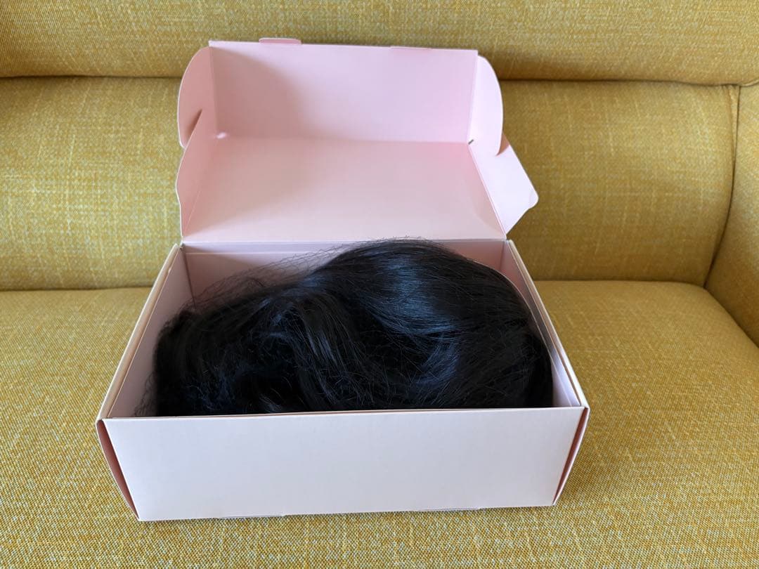 【新品未使用】ピンクエイジ 手植えフルウィッグ ダークブラウン ロング