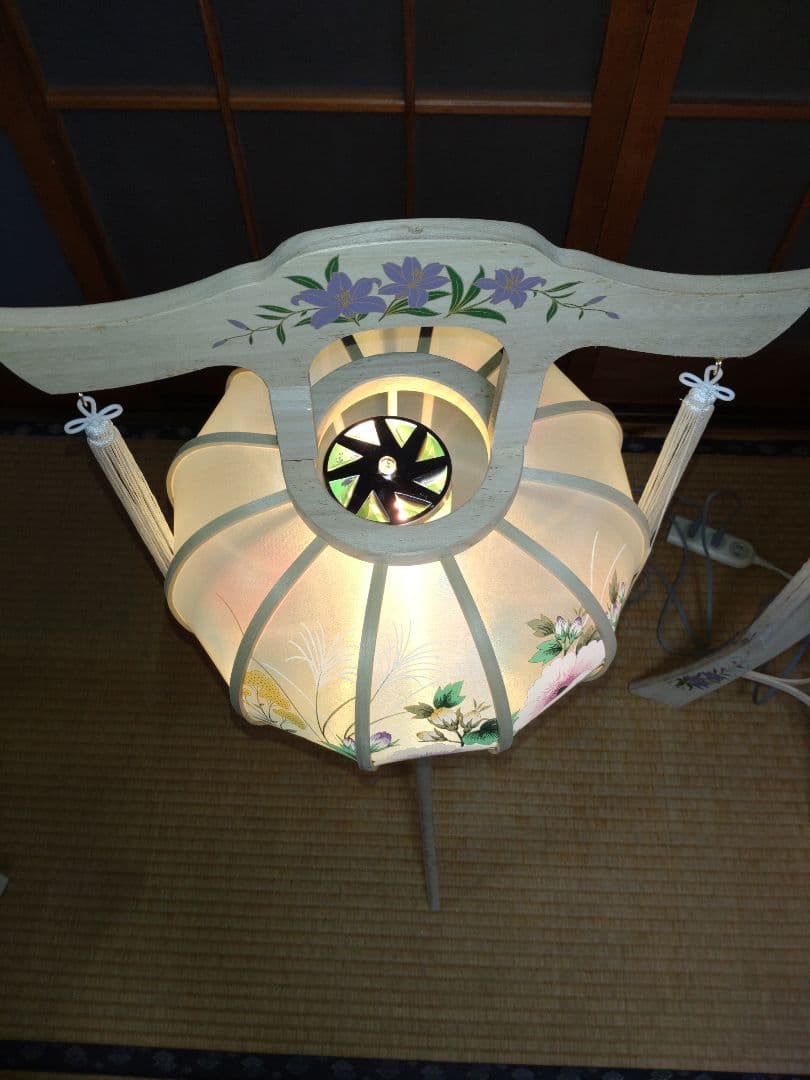 【箱付・美品】木製灯ろう　彩(あやか)１号　一対(２基)　桐素材