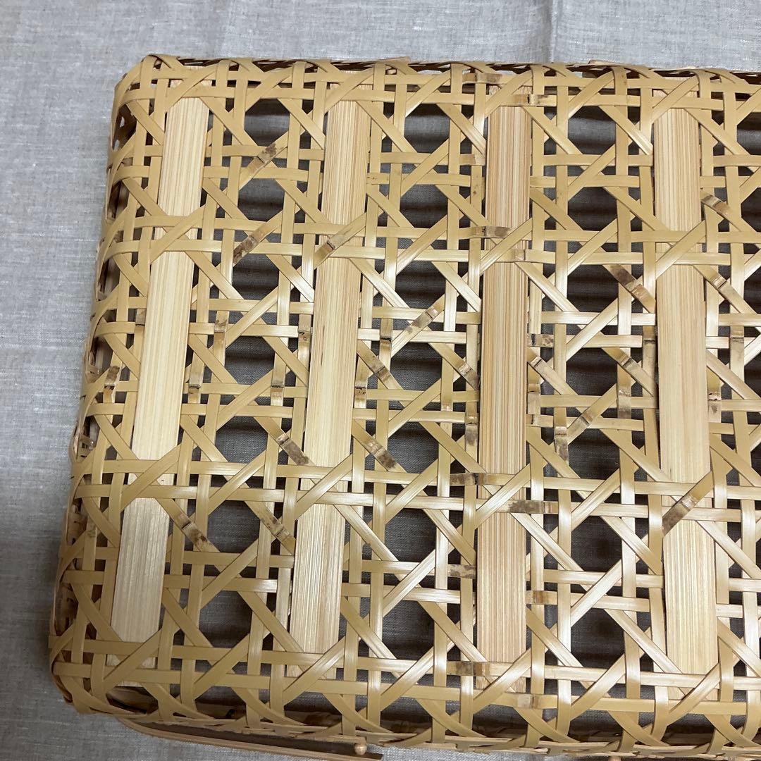 上野亜衣さん　真竹かご　35x29