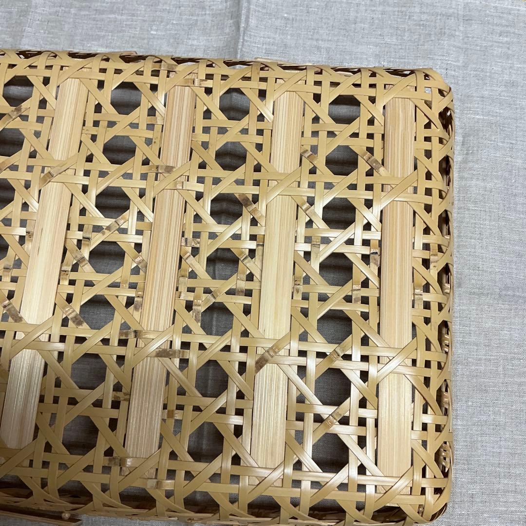 上野亜衣さん　真竹かご　35x29