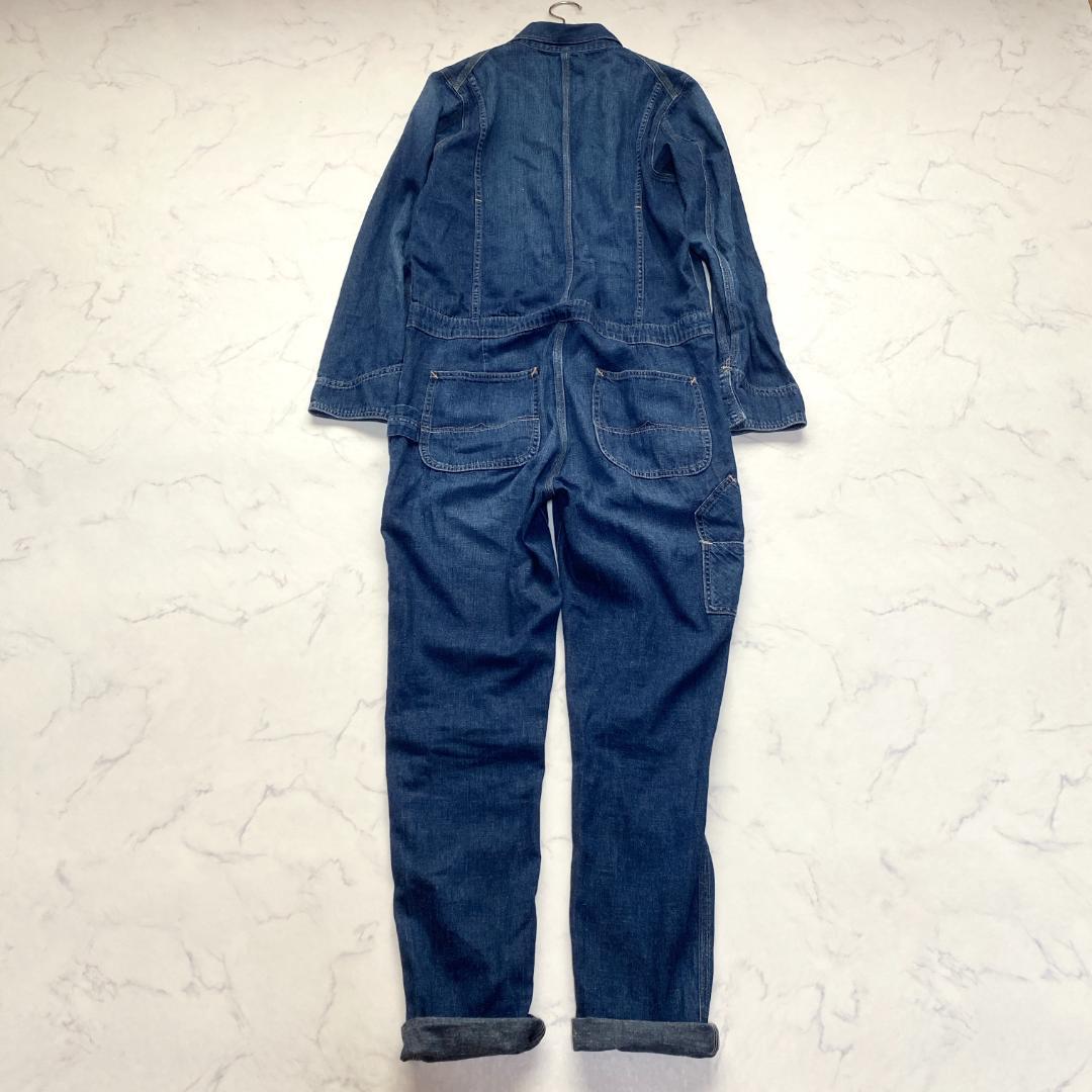 デニム&サプライ ラルフローレンジャンプスーツ オールインワン デニム 紺 M