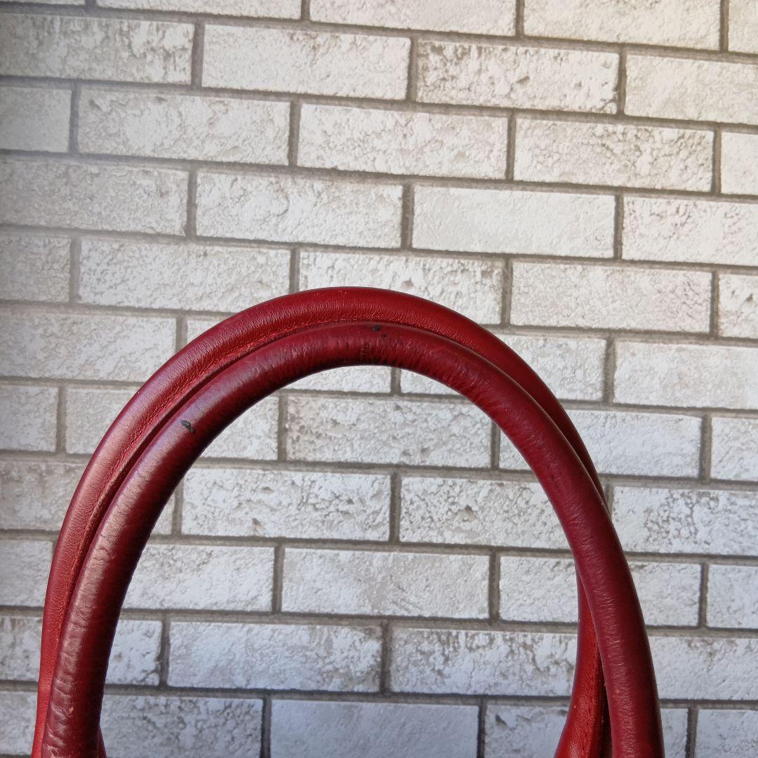 GUCCI グッチトートバッグ ベージュ/レッド