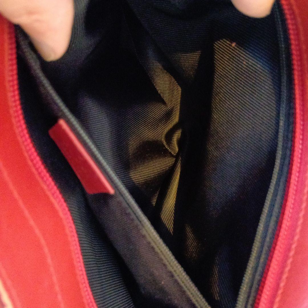 GUCCI グッチトートバッグ ベージュ/レッド