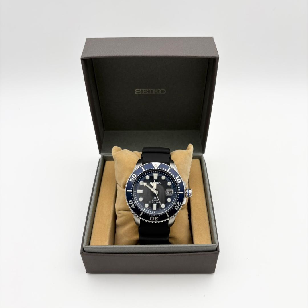美品 セイコー プロスペックスダイバースキューバ V157-0BT0 腕時計