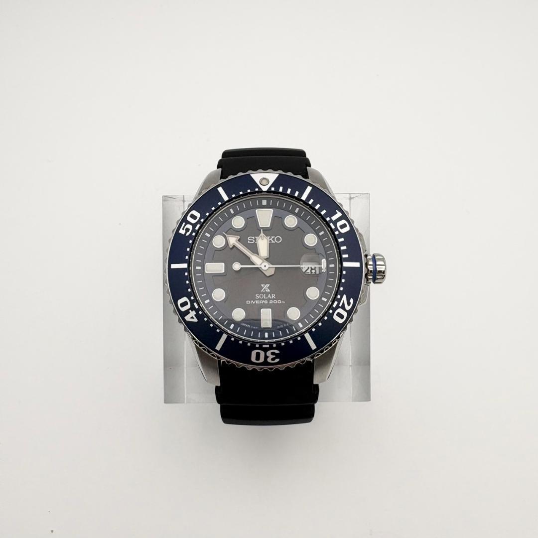 美品 セイコー プロスペックスダイバースキューバ V157-0BT0 腕時計