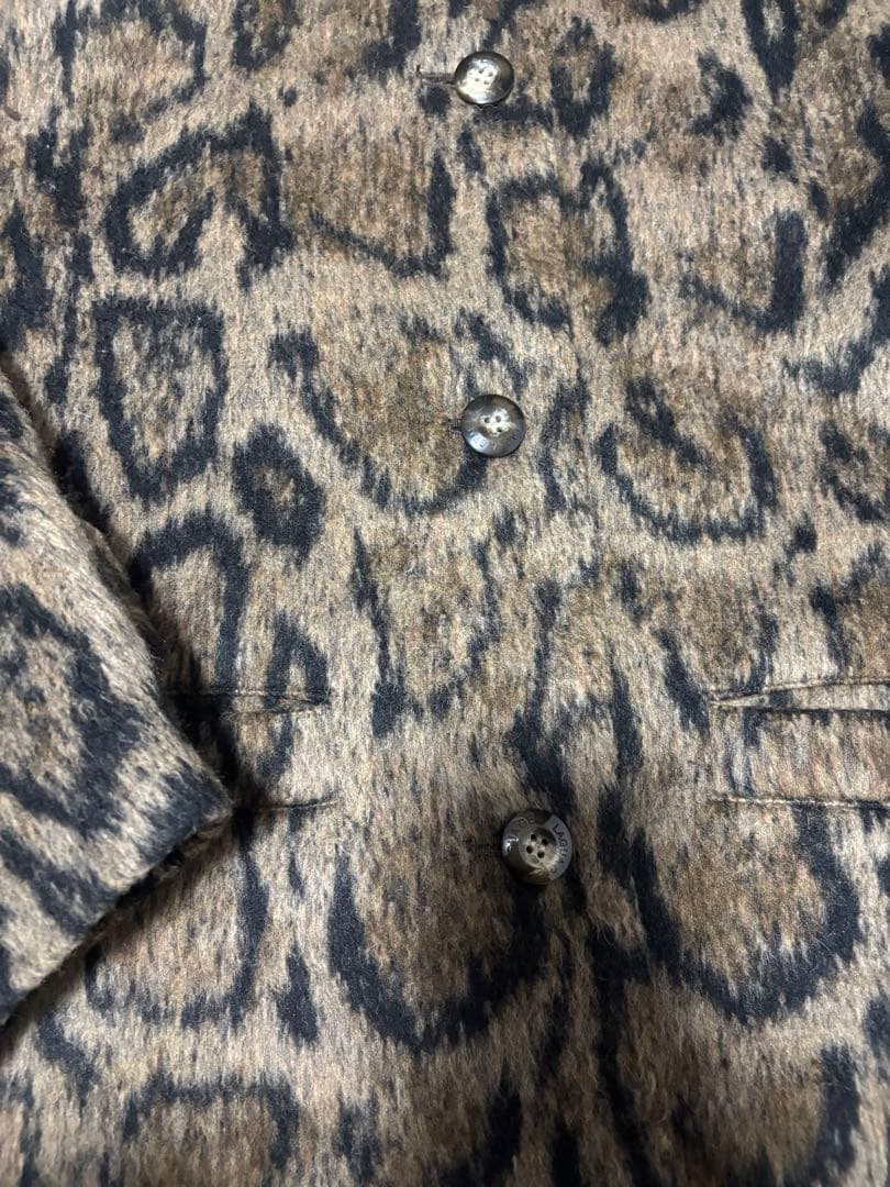 MODERN ANIMAL SHORT COAT レオパード lagua gem