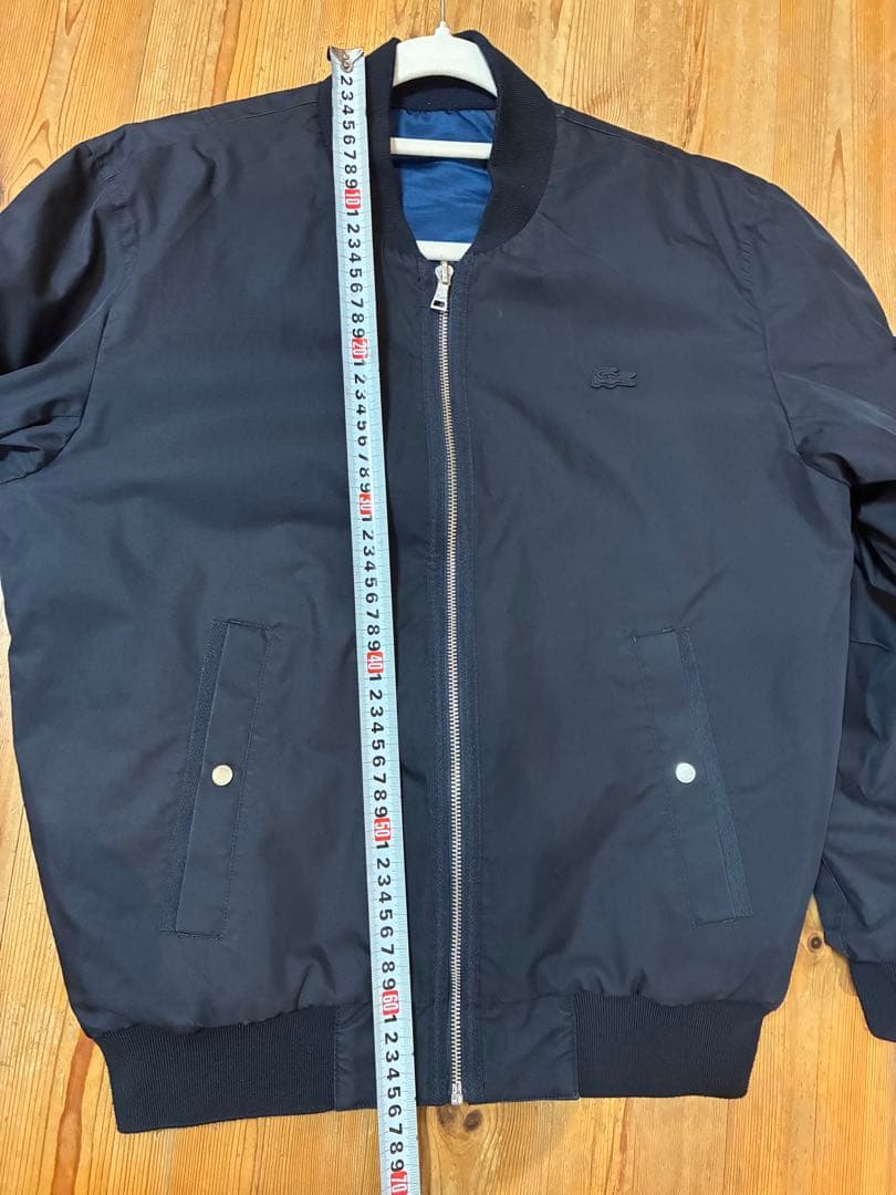 ラコステ　ブルゾン　MA-1　リバーシブル　ジップアップ