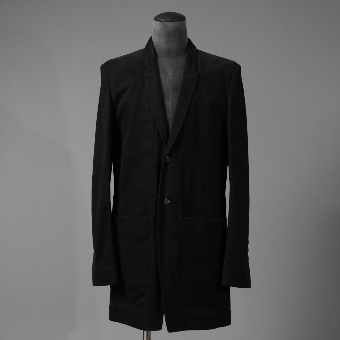 リックオウエンス 22FW FOG LIDO JACKET 起毛コットンツイル