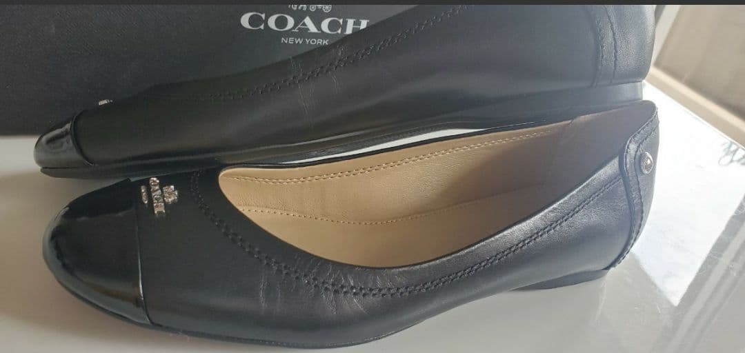 【新品】COACH CHELSEA フラットシューズ US5.5 JPN22.5