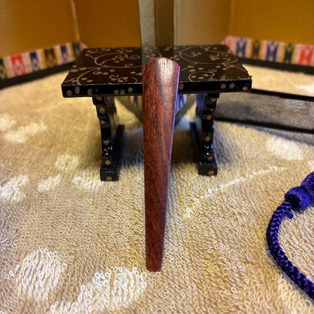 お内裏様雛人形小道具　冠、笏　大きめBTC②