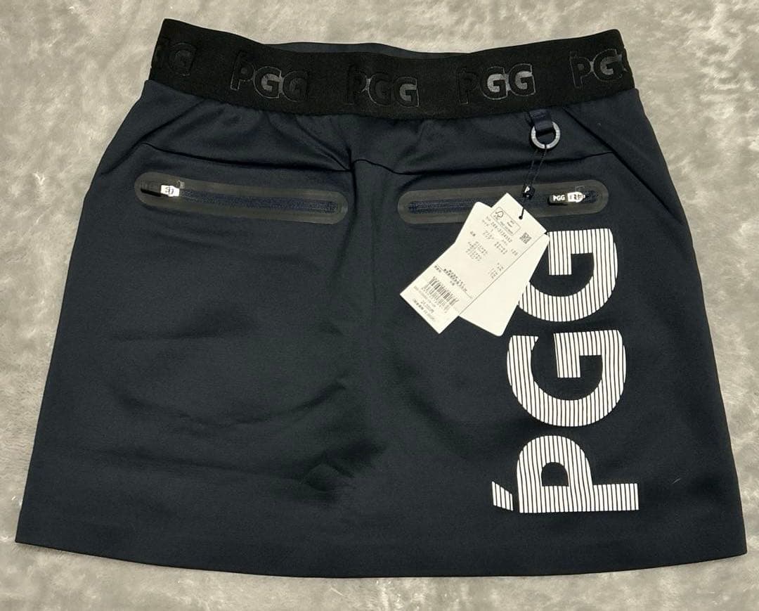 【タグ付き】PGG ゴルフ　ネイビー M　セットアップ パーリーゲイツ