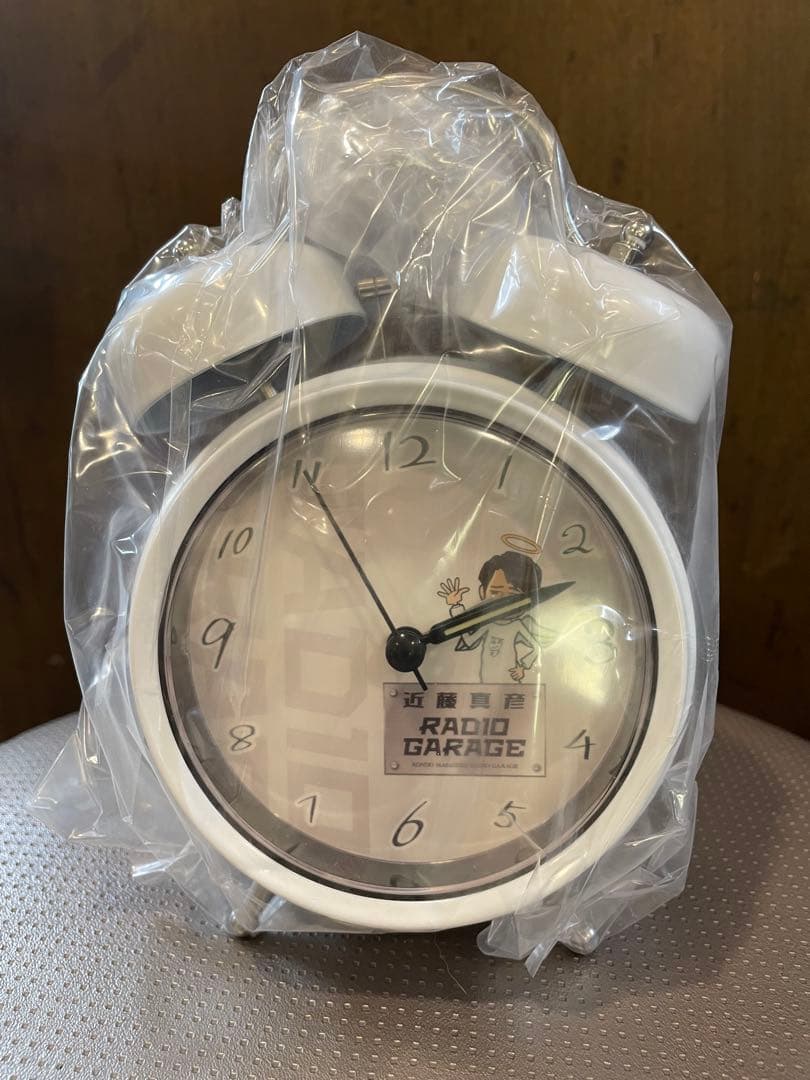 RADIO GARAGE 近藤真彦 置時計 ホワイト天使